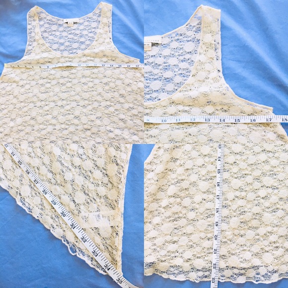 🤑FREE w/ purchase! Twenty One Shimmery Lace Tank - Picture 16 of 16